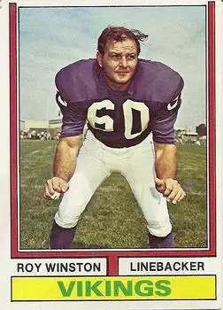 1974 Topps #267 - Roy Winston - Minnesota Vikings - Front