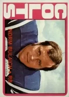 1972 Topps #232 - Norm Bulaich - Baltimore Colts