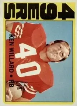 1972 Topps #234 - Ken Willard - San Francisco 49ers
