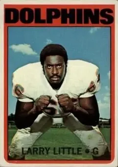 1972 Topps #240 - Larry Little - Miami Dolphins