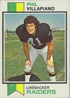 1973 Topps #235 - Phil Villapiano - Oakland Raiders
