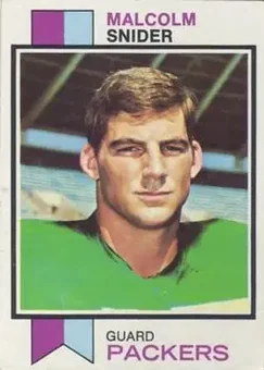1973 Topps #237 - Malcolm Snider - Green Bay Packers 1973 Topps #237 - Malcolm Snider - Green Bay Packers