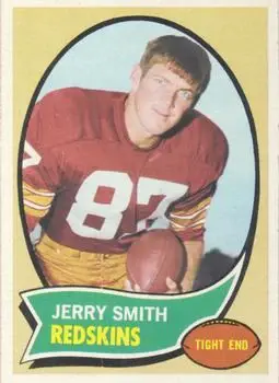 1970 Topps #242 - Jerry Smith - Washington Redskins - Front