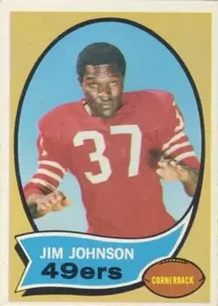 1970 Topps #245 - Jim Johnson - San Francisco 49ers
