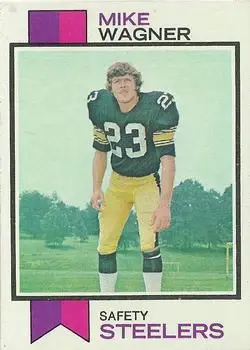 1973 Topps #246 - Mike Wagner - Pittsburgh Steelers