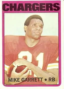 1972 Topps #241 - Mike Garrett - San Diego Chargers
