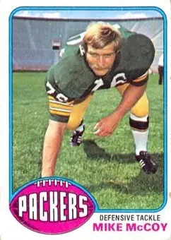 1976 Topps #262 - Mike McCoy - Green Bay Packers