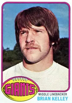 1976 Topps #264 - Brian Kelley - New York Giants - Front