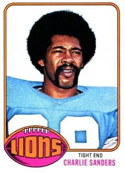 1976 Topps #265 - Charlie Sanders - Detroit Lions