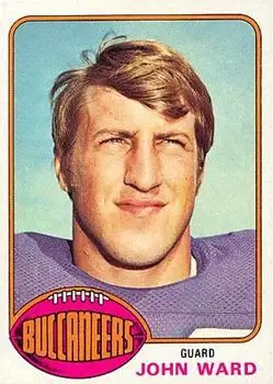 1976 Topps #268 - John Ward - Tampa Bay Buccaneers - Front