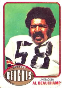 1976 Topps #269 - Al Beauchamp - Cincinnati Bengals