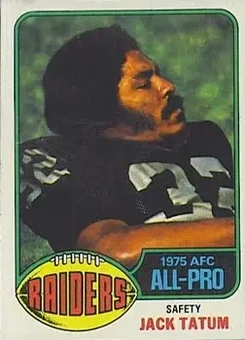 1976 Topps #270 - Jack Tatum - Oakland Raiders 1976 Topps #270 - Jack Tatum - Oakland Raiders