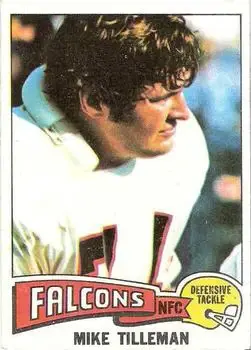 1975 Topps #272 - Mike Tilleman - Atlanta Falcons