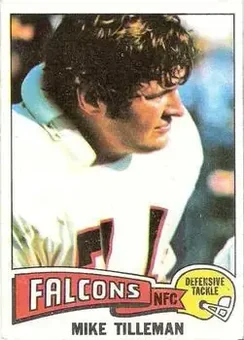 1975 Topps #272 - Mike Tilleman - Atlanta Falcons