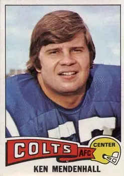 1975 Topps #274 - Ken Mendenhall - Baltimore Colts