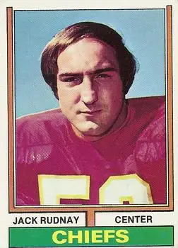 1974 Topps #271 - Jack Rudnay - Kansas City Chiefs - Front