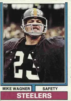 1974 Topps #273 - Mike Wagner - Pittsburgh Steelers