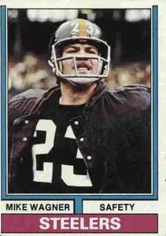 1974 Topps #273 - Mike Wagner - Pittsburgh Steelers