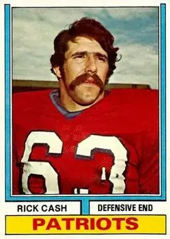 1974 Topps #274 - Rick Cash - New England Patriots