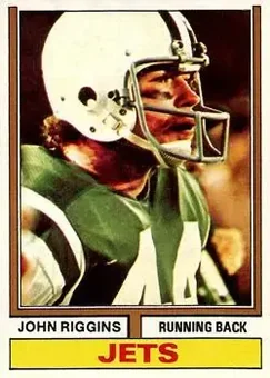 1974 Topps #280 - John Riggins - New York Jets