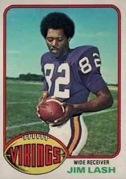 1976 Topps #271 - Jim Lash - Minnesota Vikings - Front