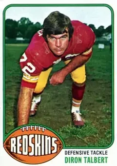 1976 Topps #272 - Diron Talbert - Washington Redskins