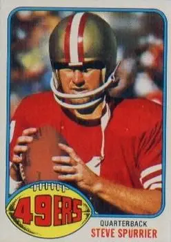 1976 Topps #274 - Steve Spurrier - San Francisco 49ers