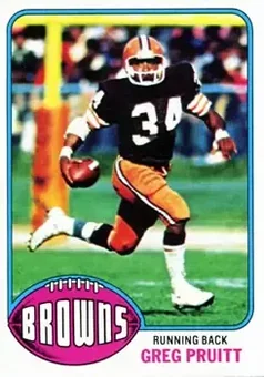1976 Topps #275 - Greg Pruitt - Cleveland Browns