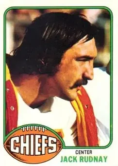 1976 Topps #277 - Jack Rudnay - Kansas City Chiefs