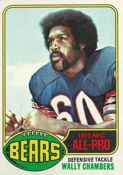 1976 Topps #280 - Wally Chambers - Chicago Bears