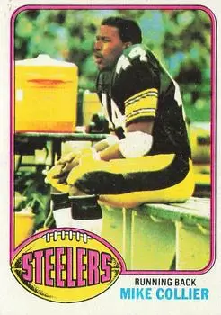 1976 Topps #281 - Mike Collier - Pittsburgh Steelers - Front