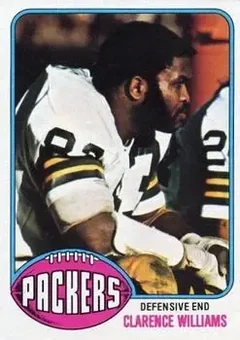 1976 Topps #282 - Clarence Williams - Green Bay Packers 1976 Topps #282 - Clarence Williams - Green Bay Packers