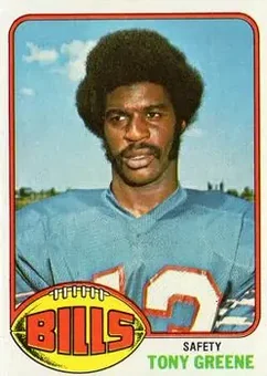 1976 Topps #287 - Tony Greene - Buffalo Bills
