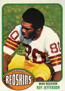 1976 Topps #289 - Roy Jefferson - Washington Redskins