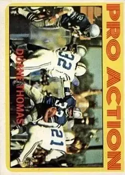 1972 Topps #253 - Duane Thomas - Dallas Cowboys - Front