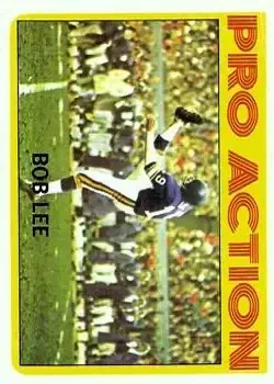 1972 Topps #258 - Bob Lee - Minnesota Vikings