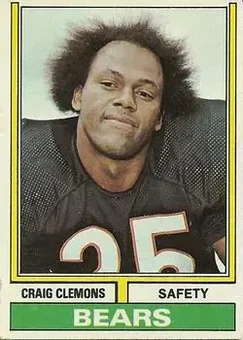 1974 Topps #283 - Craig Clemons - Chicago Bears