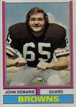 1974 Topps #289 - John DeMarie - Cleveland Browns - Front 1974 Topps #289 - John DeMarie - Cleveland Browns - Front