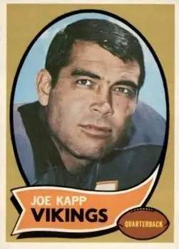 1970 Topps #250 - Joe Kapp - Minnesota Vikings - Front