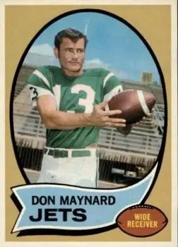 1970 Topps #254 - Don Maynard - New York Jets - Front 1970 Topps #254 - Don Maynard - New York Jets - Front