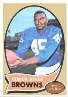 1970 Topps #258 - Homer Jones - Cleveland Browns