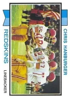1973 Topps #250 - Chris Hanburger - Washington Redskins