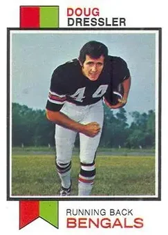 1973 Topps #254 - Doug Dressler - Cincinnati Bengals