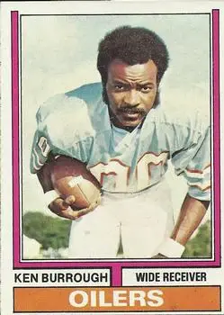 1974 Topps #304 - Ken Burrough - Houston Oilers
