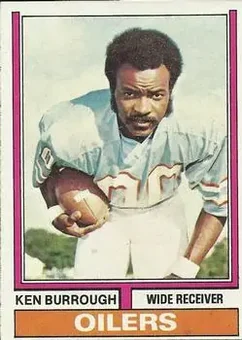 1974 Topps #304 - Ken Burrough - Houston Oilers