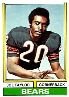 1974 Topps #309 - Joe Taylor - Chicago Bears