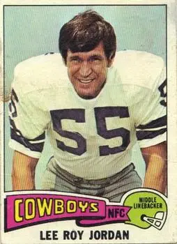 1975 Topps #285 - Lee Roy Jordan - Dallas Cowboys