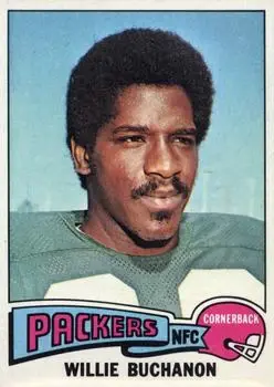 1975 Topps #286 - Willie Buchanon - Green Bay Packers