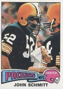 1975 Topps #289 - John Schmitt - Green Bay Packers