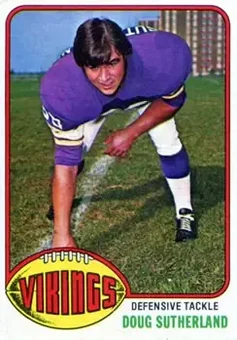 1976 Topps #291 - Doug Sutherland - Minnesota Vikings